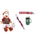 Kit 01Boneco +01caneta+01chaveiro+01cordao do Fluminense 